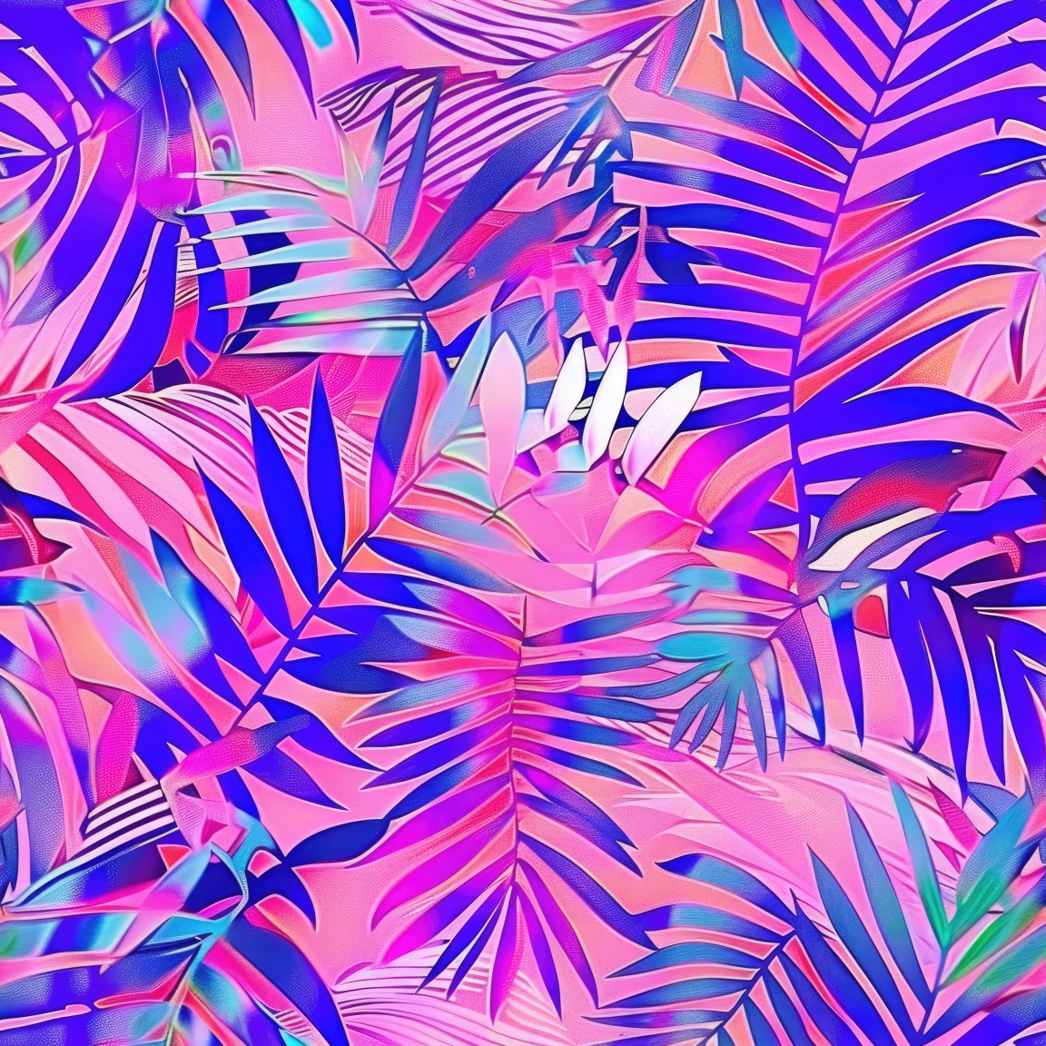 HOT PINK TROPICAL VINYL - MULTIPLE VARIATIONS
