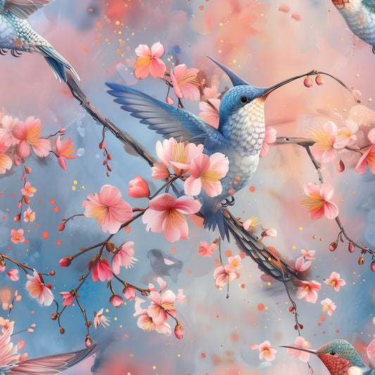 WATERCOLOR HUMMINGBIRD - MULTIPLE VARIATIONS
