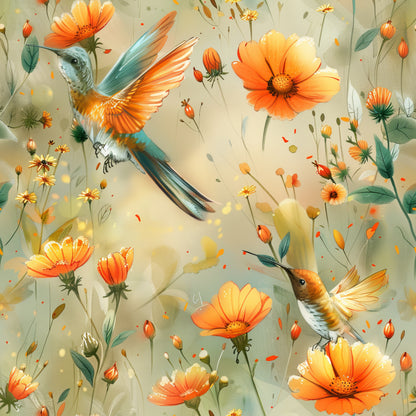 WATERCOLOR HUMMINGBIRD - MULTIPLE VARIATIONS