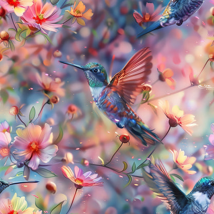 WATERCOLOR HUMMINGBIRD - MULTIPLE VARIATIONS
