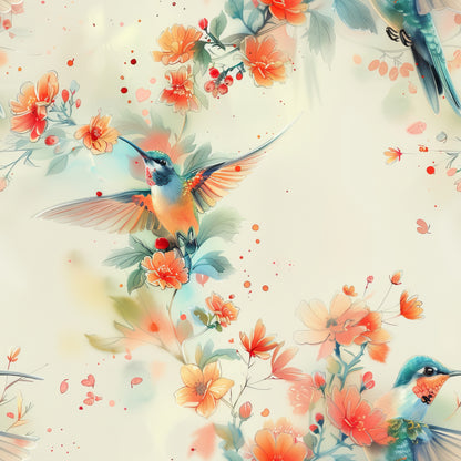 WATERCOLOR HUMMINGBIRD - MULTIPLE VARIATIONS