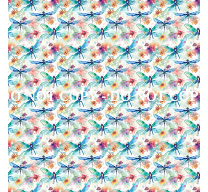 WATERCOLOR DRAGONFLY VINYL - MULTIPLE VARIATIONS