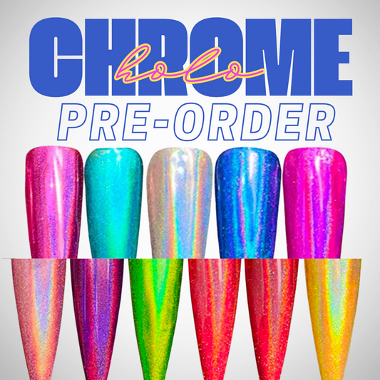 CHROME HOLO - PRE ORDER (you may use rep codes)