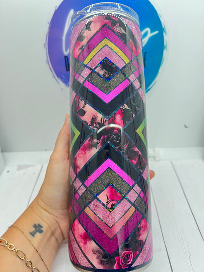 Pink Roses Template Tumbler