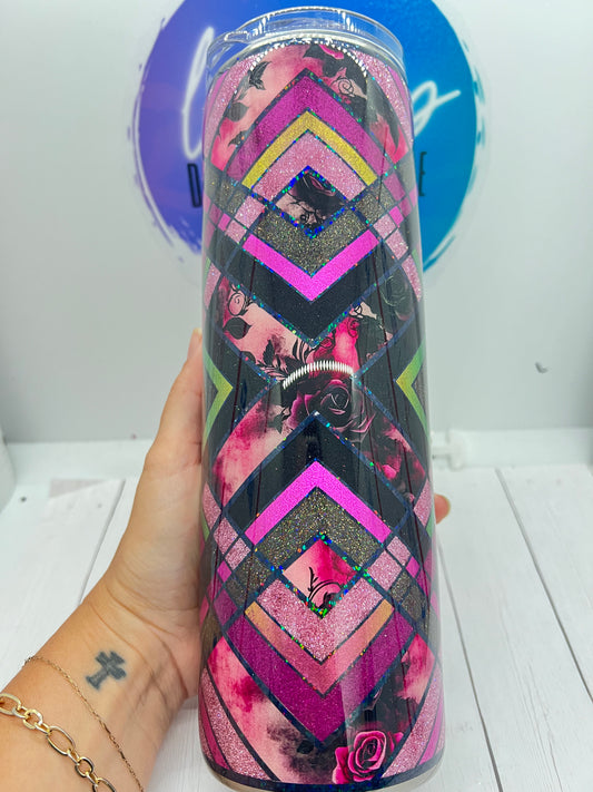Pink Roses Template Tumbler