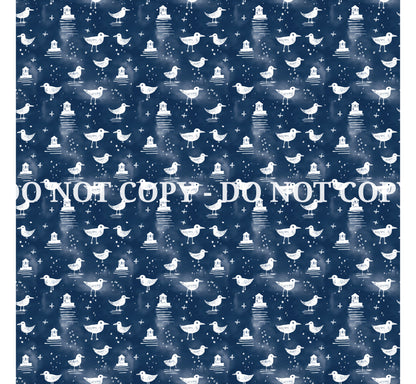 NAUTICAL PATTERN VINYL -  MULTIPLE VARIATIONS