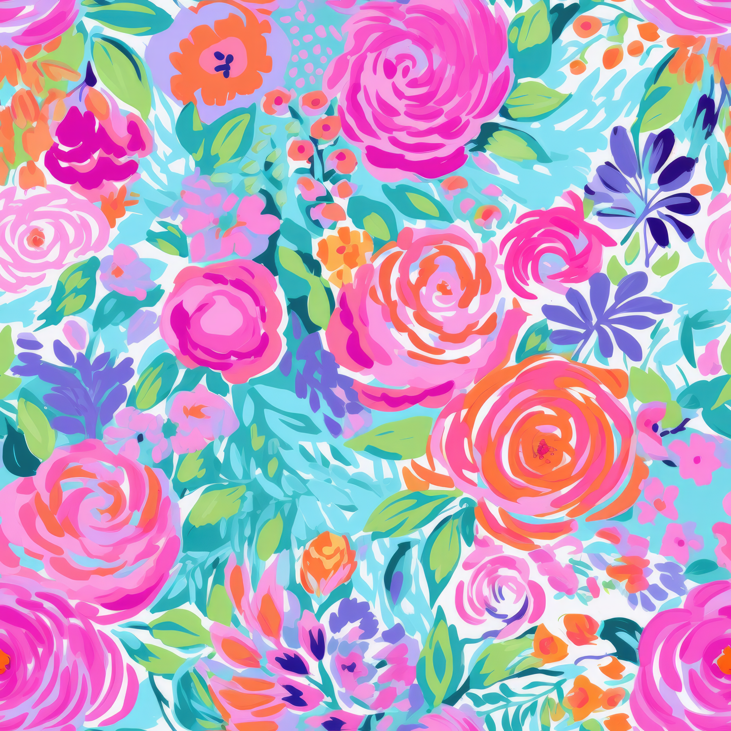 PREPPY FLORAL PATTERN VINYL -  MULTIPLE VARIATIONS