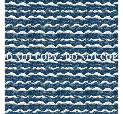 NAUTICAL PATTERN VINYL -  MULTIPLE VARIATIONS