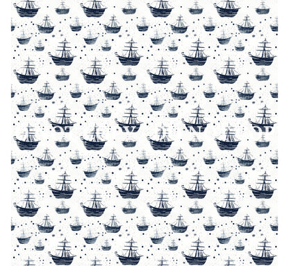 NAUTICAL PATTERN VINYL -  MULTIPLE VARIATIONS