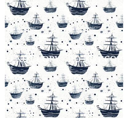 NAUTICAL PATTERN VINYL -  MULTIPLE VARIATIONS