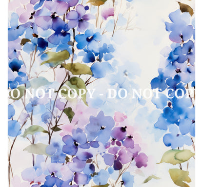 HYDRANGEAS PATTERN VINYL - MULTIPLE VARIATIONS