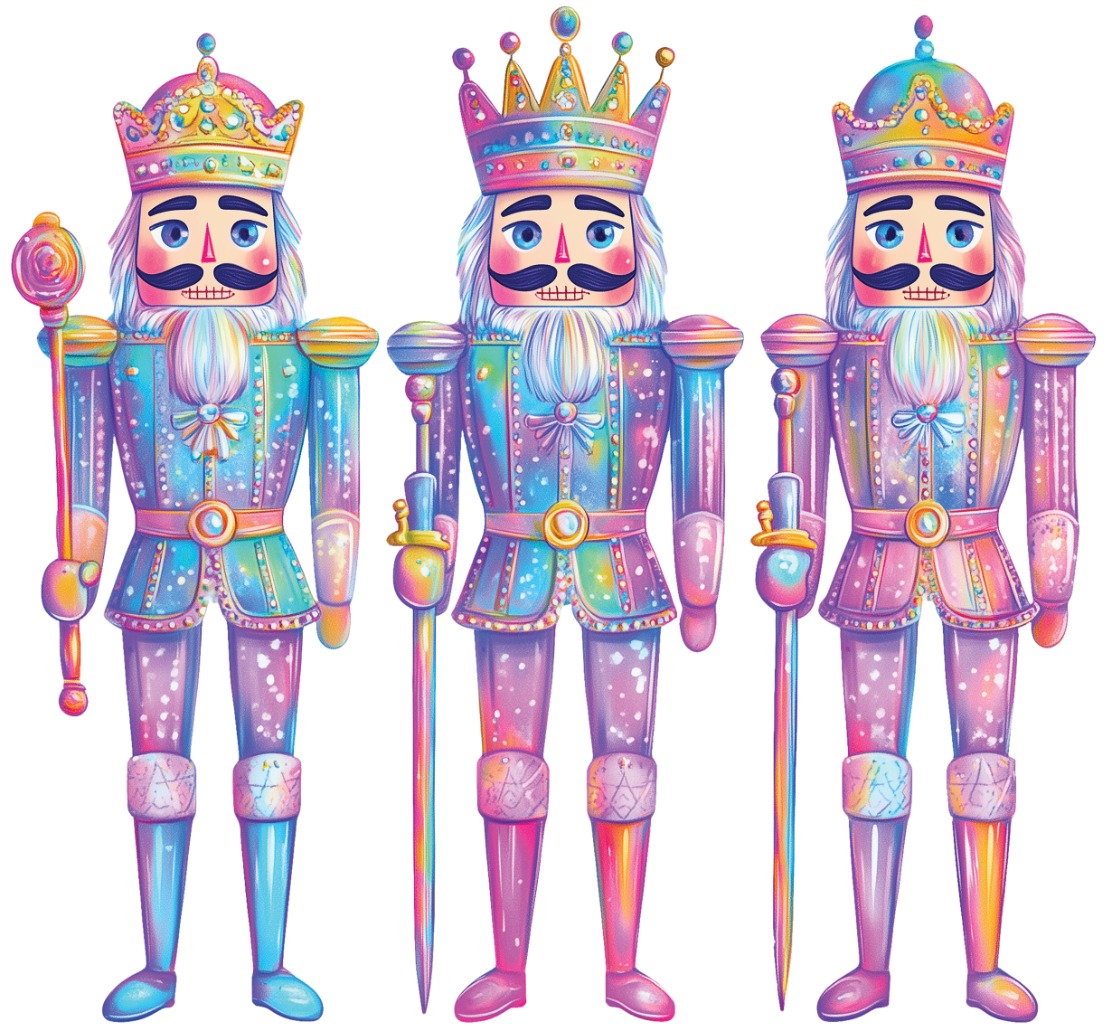 IRIDESCENT NUTCRACKER - DECAL - MULTIPLE VARIATIONS