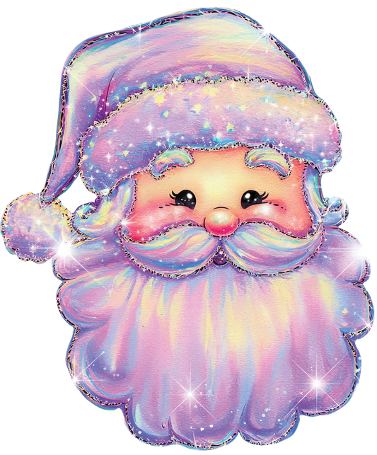 IRIDESCENT SANTA - DECAL