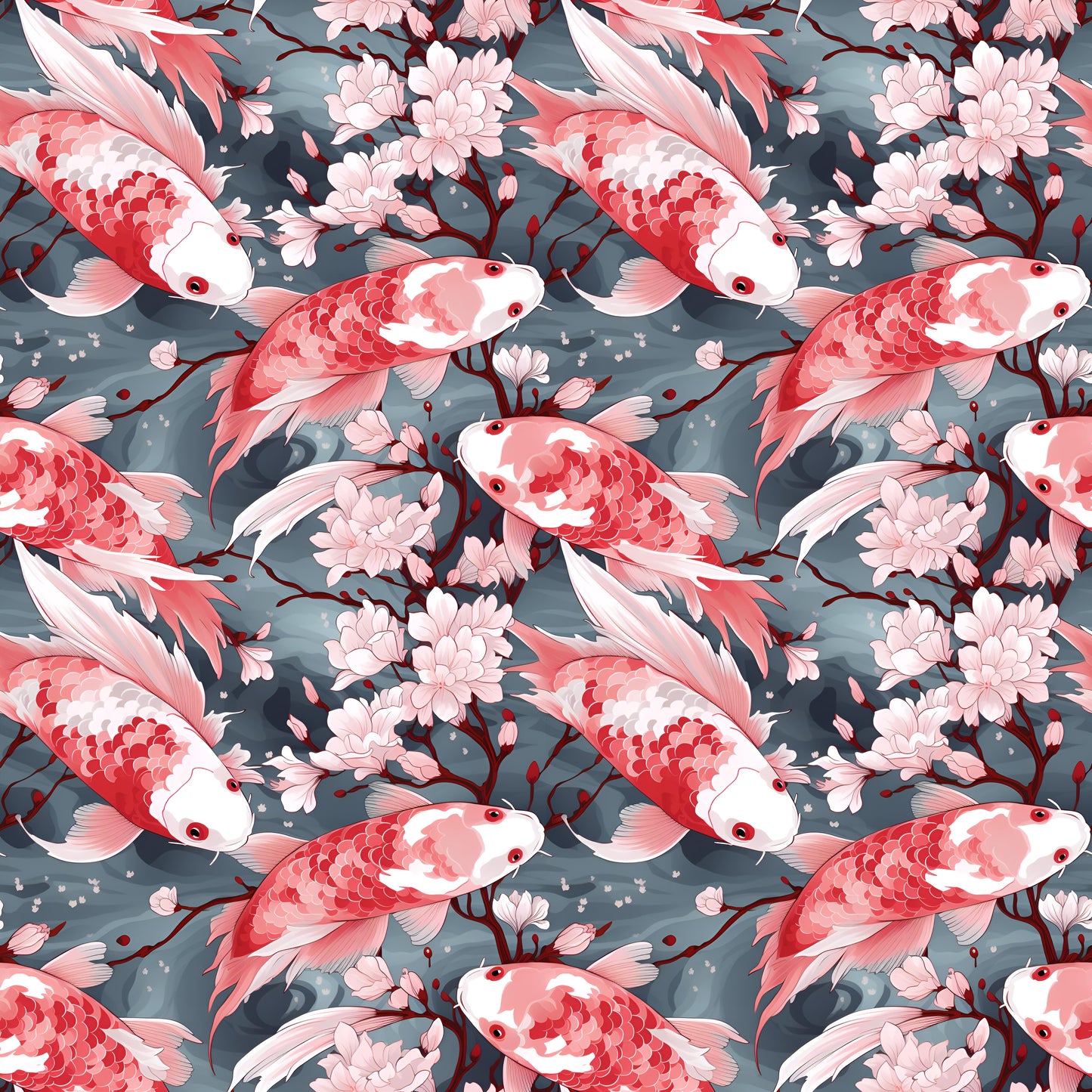 KOI PATTERN VINYL - MULTIPLE VARIATIONS