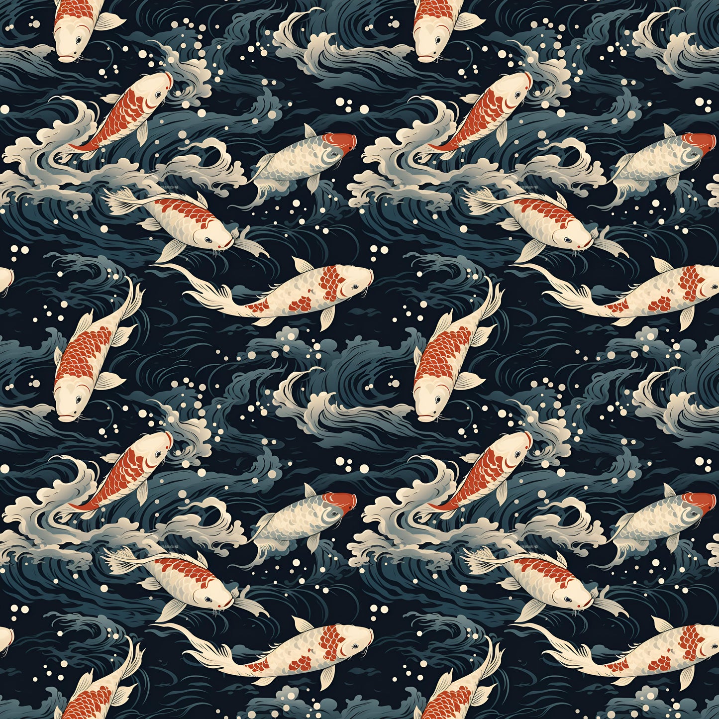 KOI PATTERN VINYL - MULTIPLE VARIATIONS