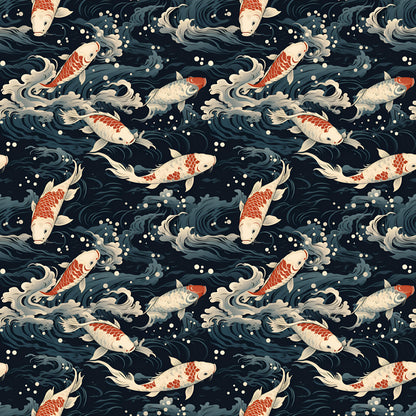 KOI PATTERN VINYL - MULTIPLE VARIATIONS