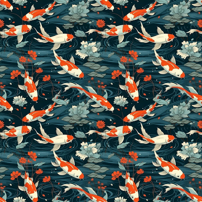 KOI PATTERN VINYL - MULTIPLE VARIATIONS