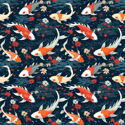 KOI PATTERN VINYL - MULTIPLE VARIATIONS