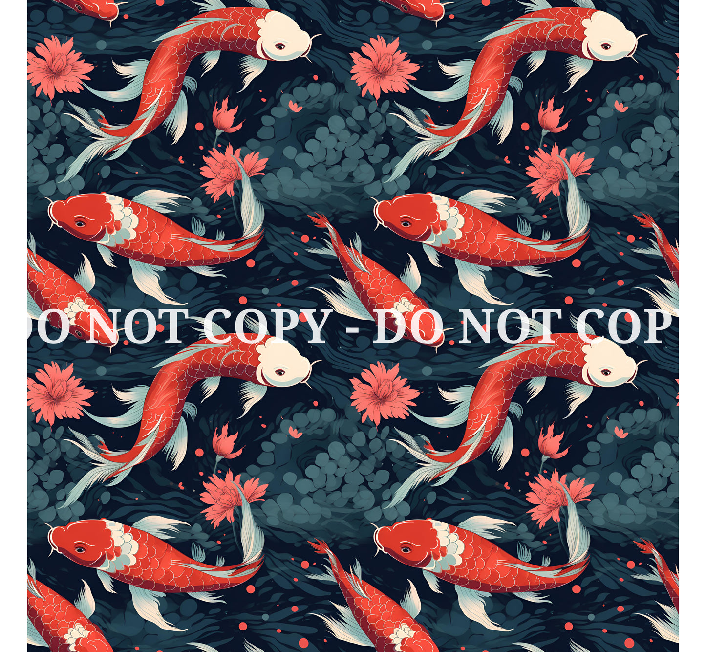 KOI PATTERN VINYL - MULTIPLE VARIATIONS