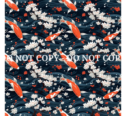 KOI PATTERN VINYL - MULTIPLE VARIATIONS