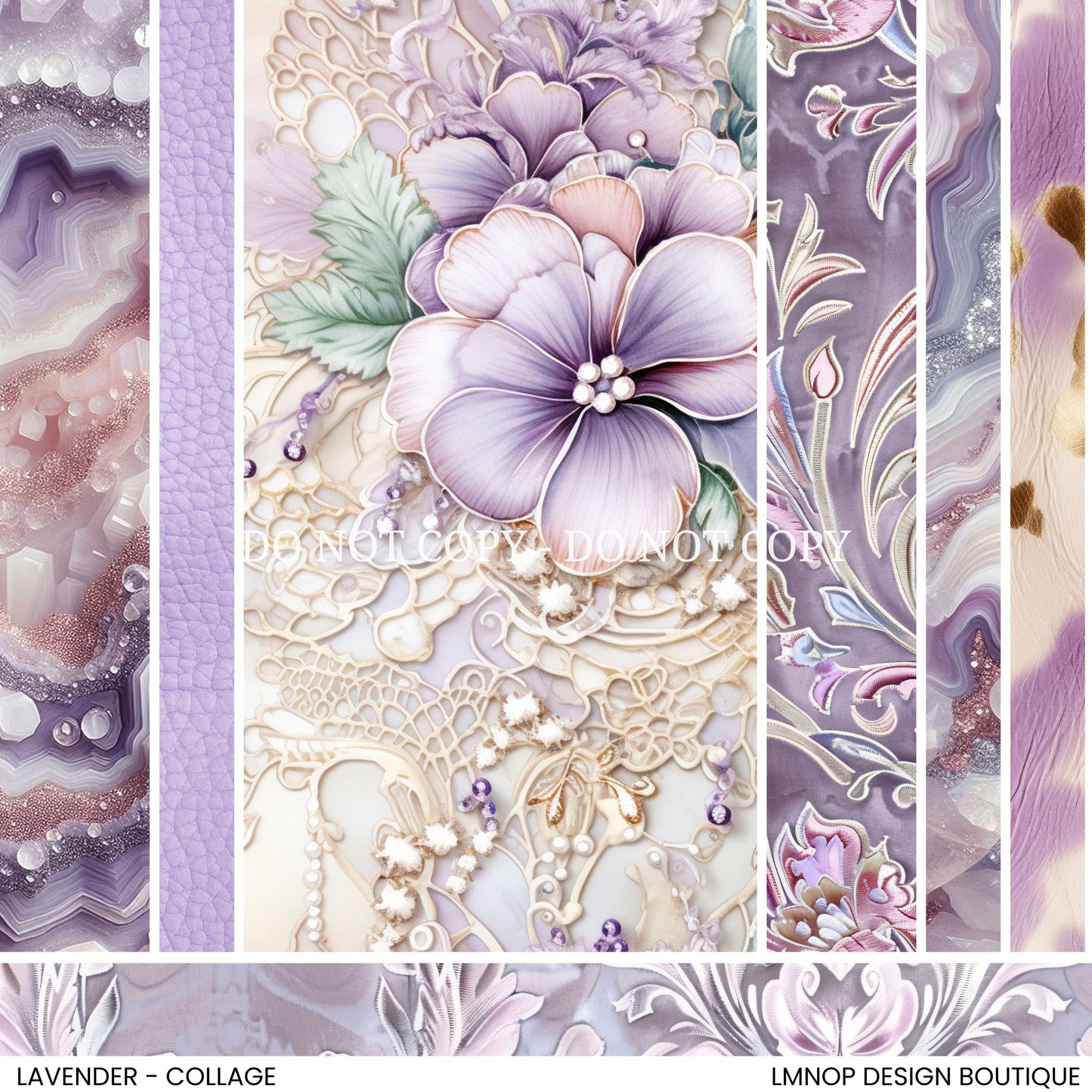 LAVENDER - COLLAGE VINYL