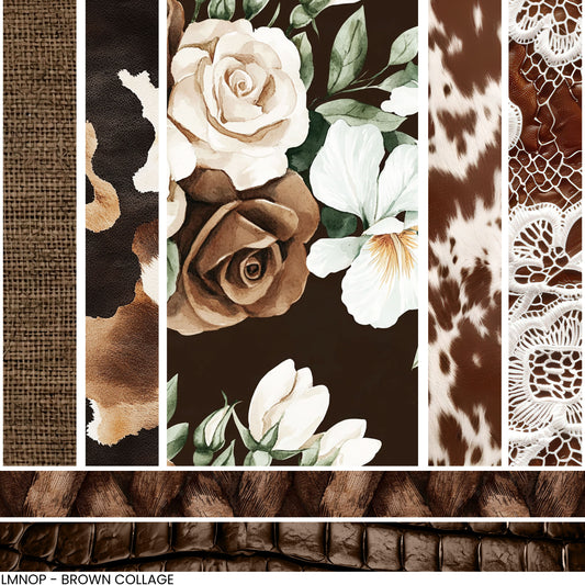 BROWN - COLLAGE VINYL