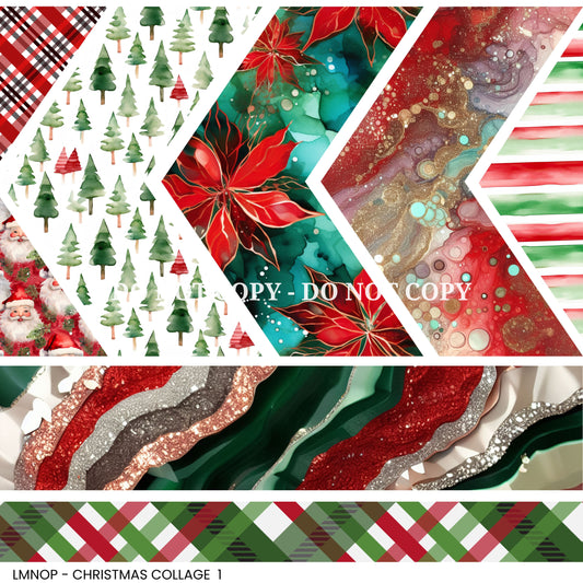 CHRISTMAS 1 - COLLAGE VINYL