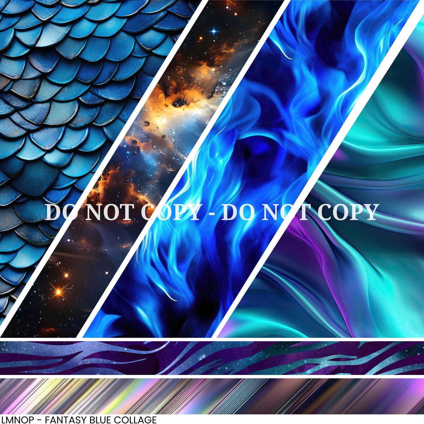 FANTASY BLUE - COLLAGE VINYL