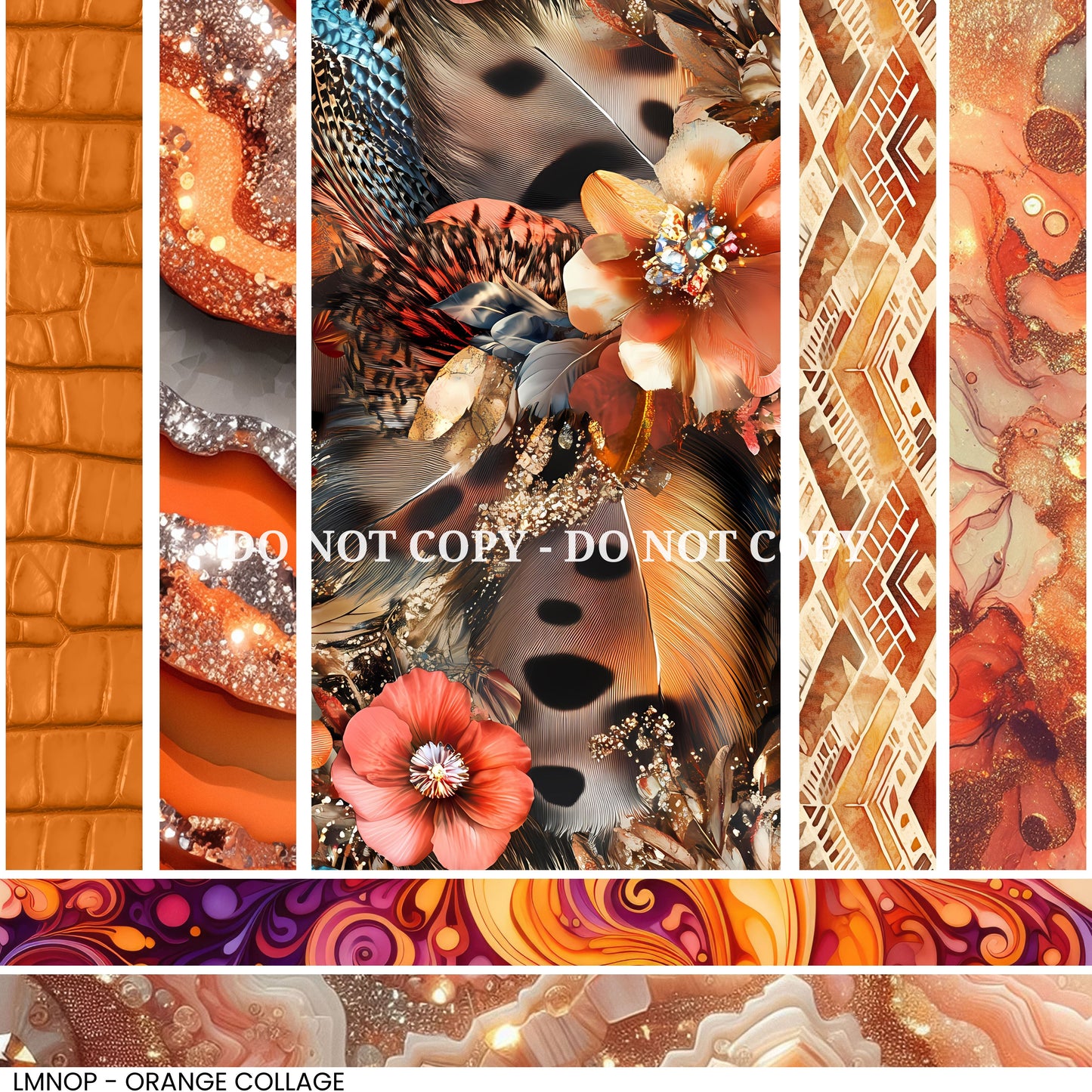 ORANGE - COLLAGE VINYL