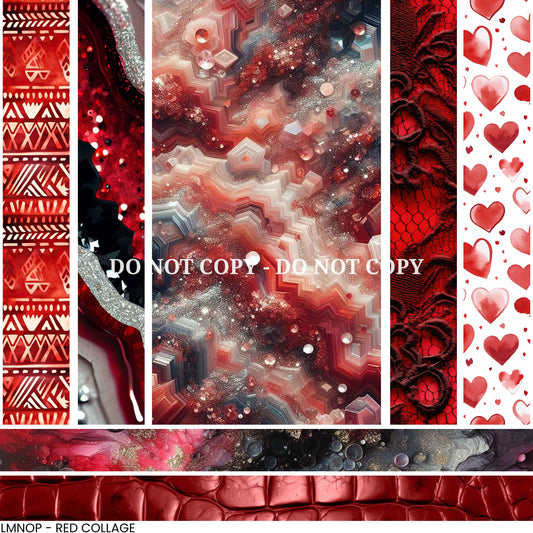 RED - COLLAGE VINYL