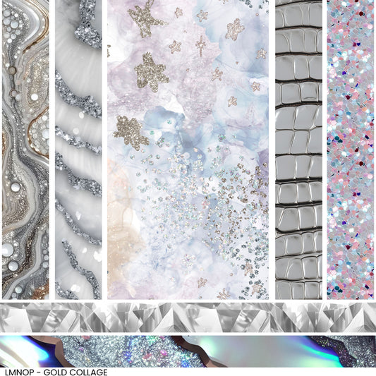 SILVER - COLLAGE VINYL