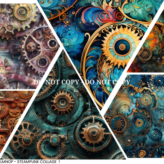 STEAMPUNK 1 - COLLAGE VINYL