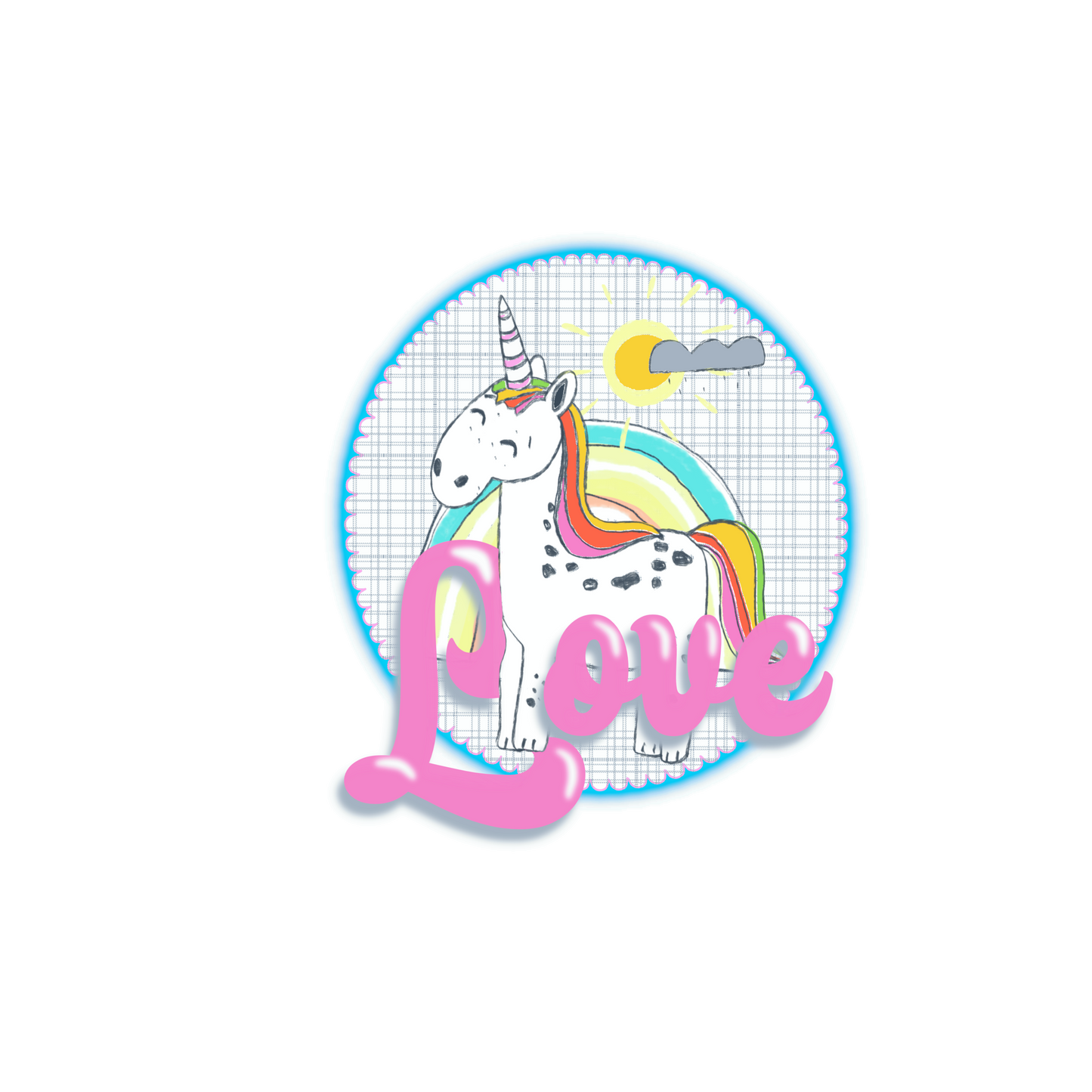 UNICORN VINYL/DECAL - MULTIPLE VARIATIONS - PINE AND FEATHERS DESIGNS