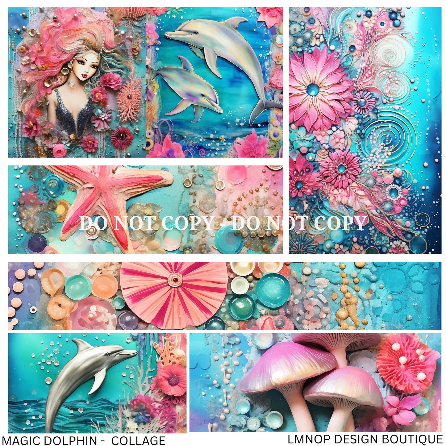 MAGIC DOLPHIN - COLLAGE VINYL