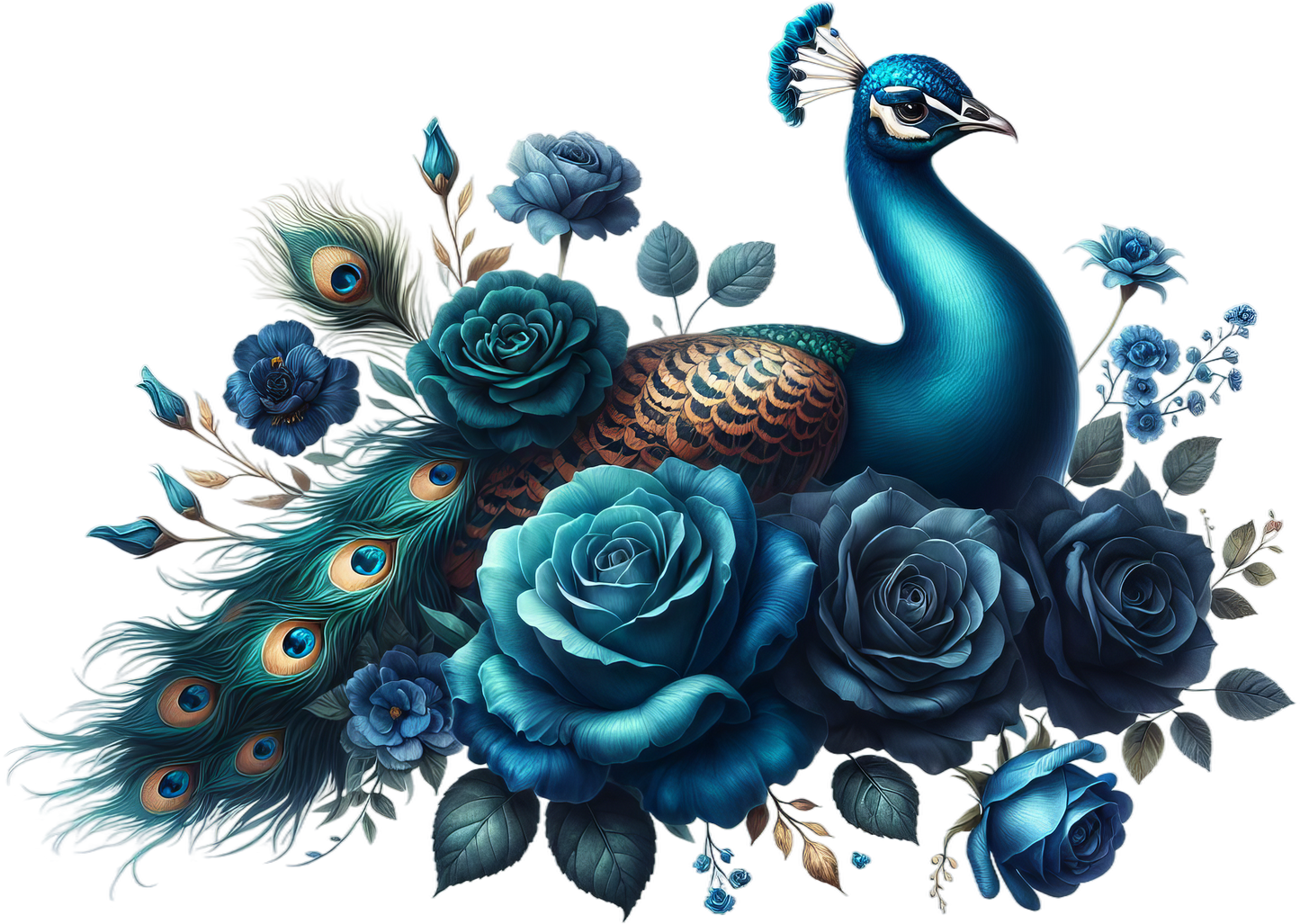 MAJESTIC PEACOCK - Decals