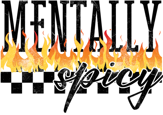 MENTALLY SPICY - DECAL