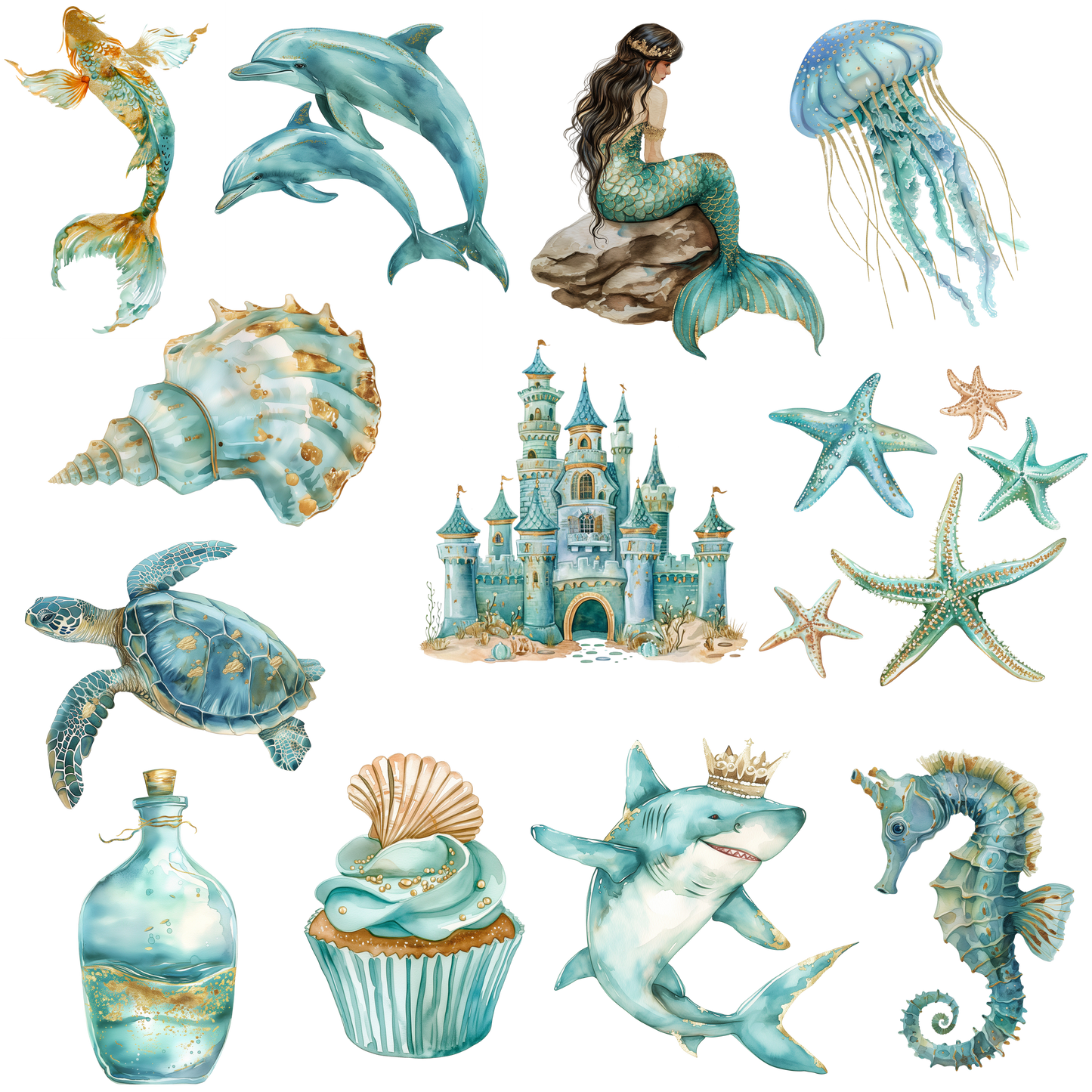 MERMAID WORLD - FLAIR SHEET