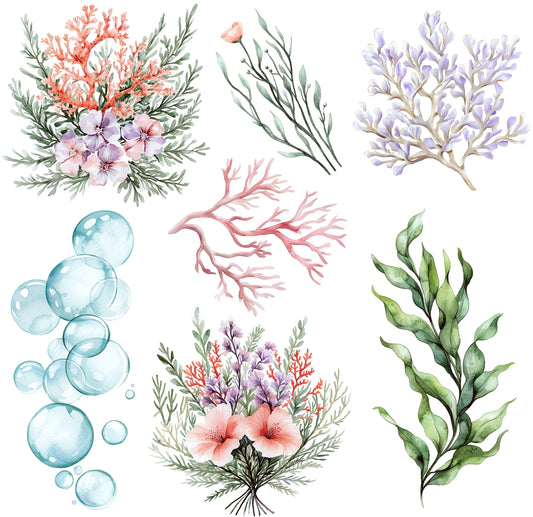 MODERN ARIEL FLORAL - FLAIR SHEET