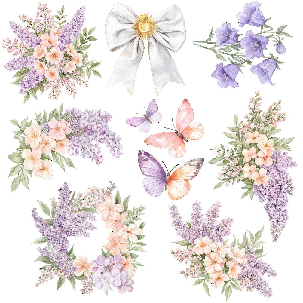 MODERN RAPUNZEL FLORAL - FLAIR SHEET