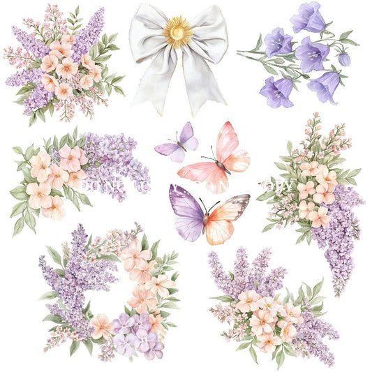 MODERN RAPUNZEL FLORAL - FLAIR SHEET