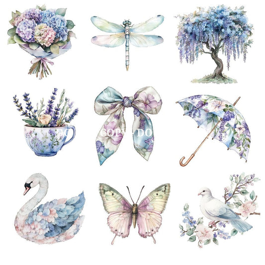 MONETS GARDEN  - FLAIR SHEET