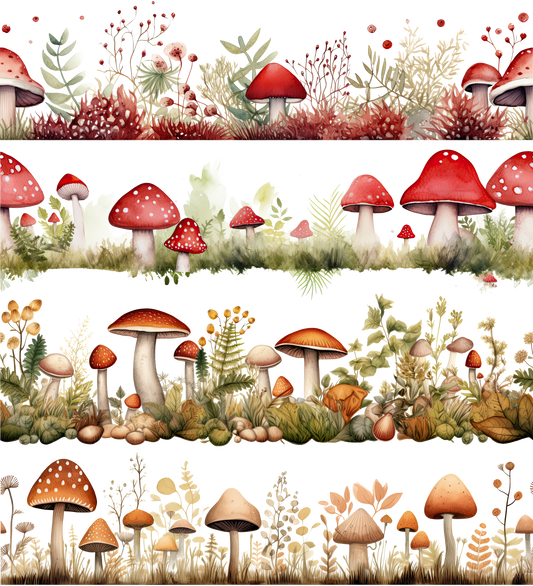 MUSHROOM BORDER - FLAIR SHEET