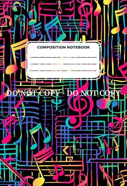 COMPOSITION NOTEBOOK COVERS - FRONT AND BACK - MULTIPLE VARIATIONS