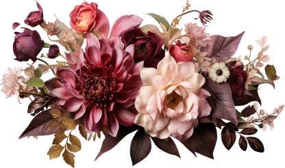 7" MOODY FLORAL - Decals