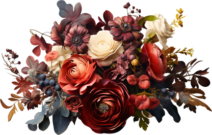 7" MOODY FLORAL - Decals