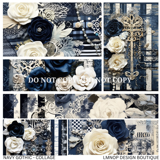 NAVY GOTHIC - COLLAGE VINYL
