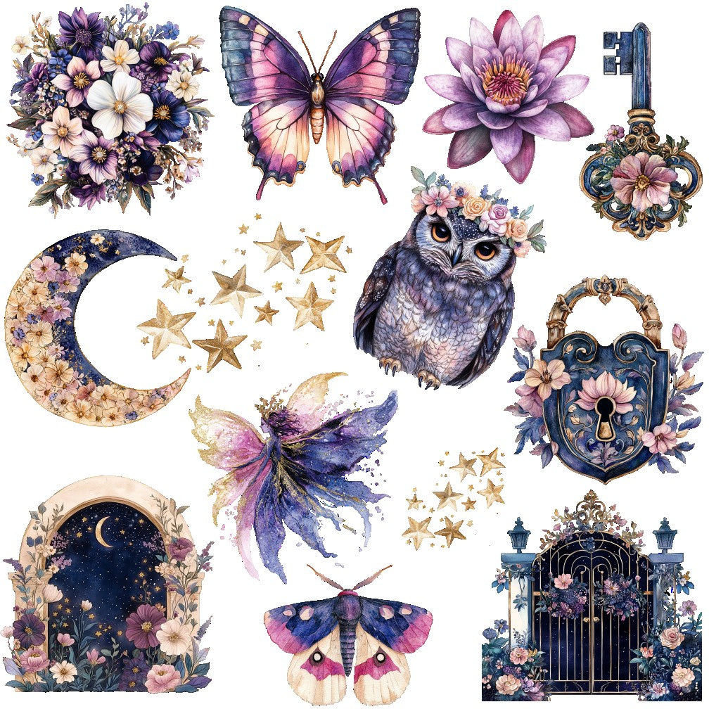 NIGHT GARDEN - FLAIR SHEET