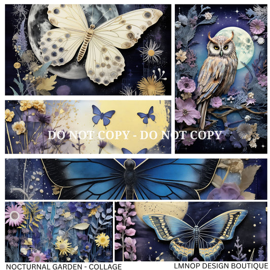 NOCTURNAL GARDEN - COLLAGE VINYL