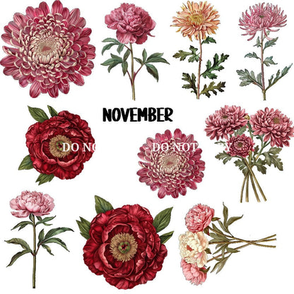 BIRTH FLOWER - FLAIR SHEET