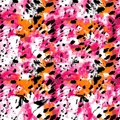 NEON ANIMAL PRINT PATTERN VINYL - MULTIPLE VARIATIONS